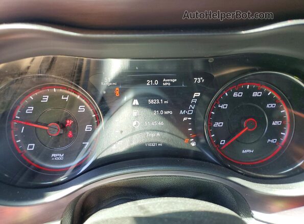 2C3CDXHG2JH197850 2018 DODGE CHARGER Black Vista del cuadro de instrumentos