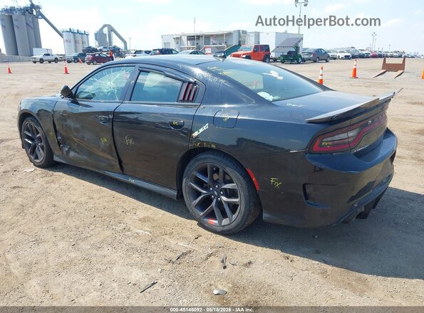 2C3CDXHG2KH686363 2019 DODGE CHARGER Черный Задняя левая четверть