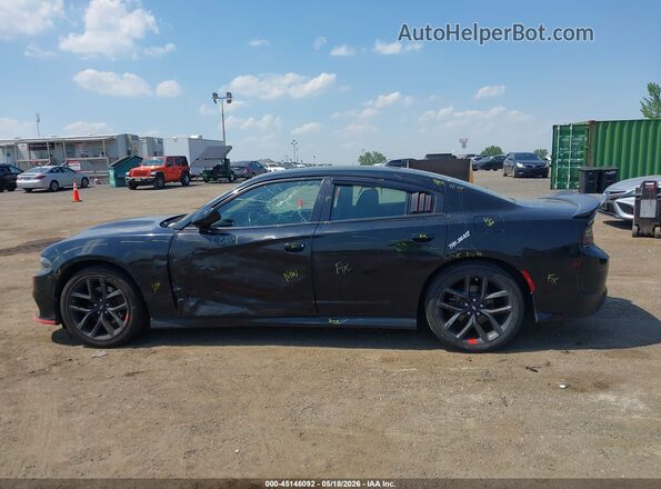 2C3CDXHG2KH686363 2019 DODGE CHARGER Черный Панорамный вид салона 360°