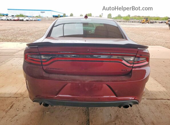 2C3CDXHG2MH656203 2021 DODGE CHARGER Maroon Հետևի տեսք
