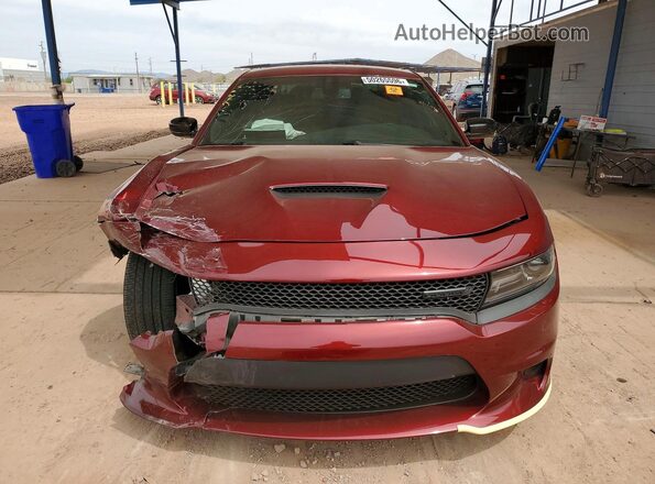 2C3CDXHG2MH656203 2021 DODGE CHARGER Maroon Դիմացի տեսք
