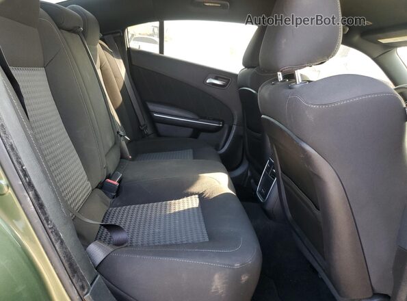 2C3CDXHG2NH189043 2022 DODGE CHARGER Green Հետևի նստատեղերի տեսք