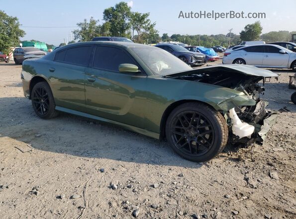 2C3CDXHG2NH189043 2022 DODGE CHARGER Green Առջևի աջ