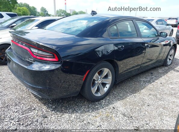 2C3CDXHG4GH204712 2016 DODGE CHARGER Черный Задняя правая четверть