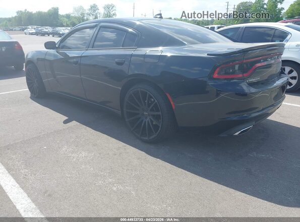 2C3CDXHG4GH250931 2016 DODGE CHARGER Черный Задняя левая четверть