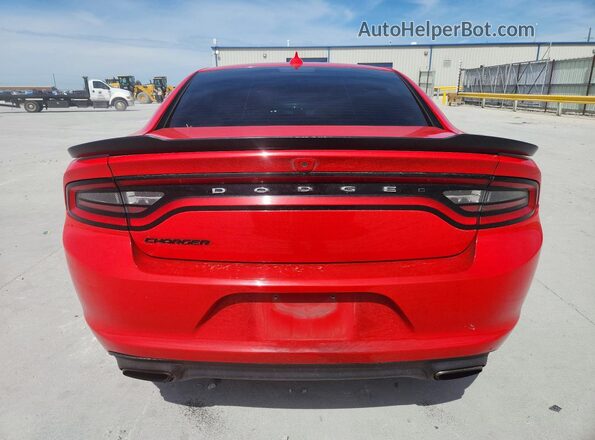 2C3CDXHG4GH276882 2016 DODGE CHARGER Красный Вид сзади