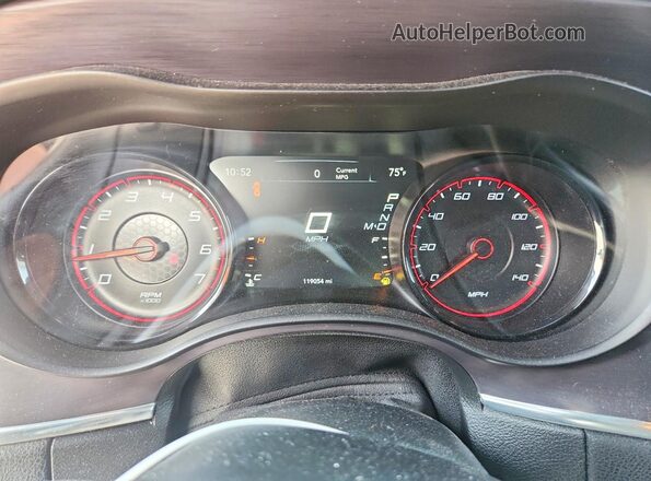 2C3CDXHG4GH276882 2016 DODGE CHARGER Красный Вид щитка приборов