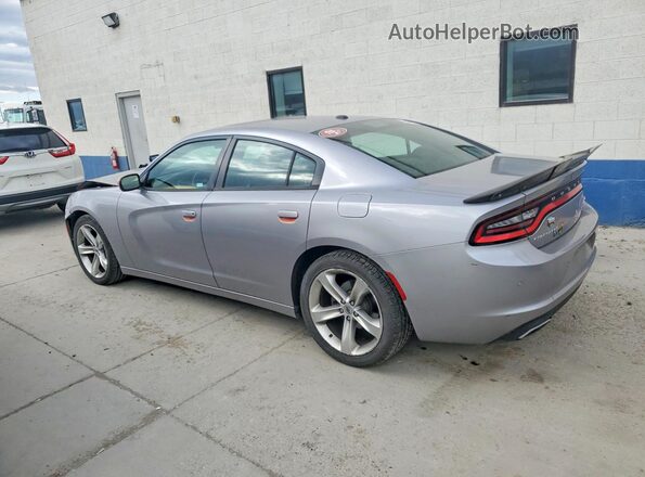 2C3CDXHG4HH595104 2017 DODGE CHARGER Серебряный Задняя левая четверть