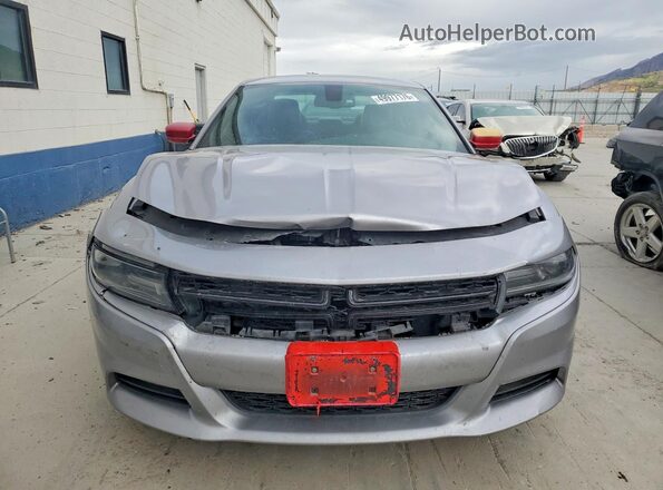 2C3CDXHG4HH595104 2017 DODGE CHARGER Серебряный Вид спереди