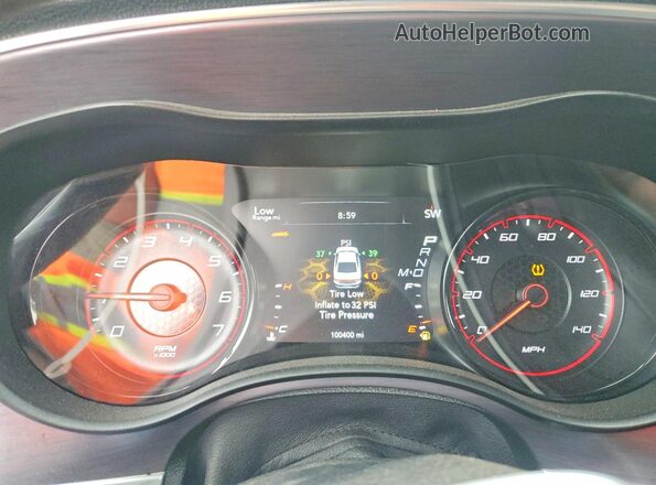 2C3CDXHG4HH620499 2017 DODGE CHARGER Синий Вид щитка приборов