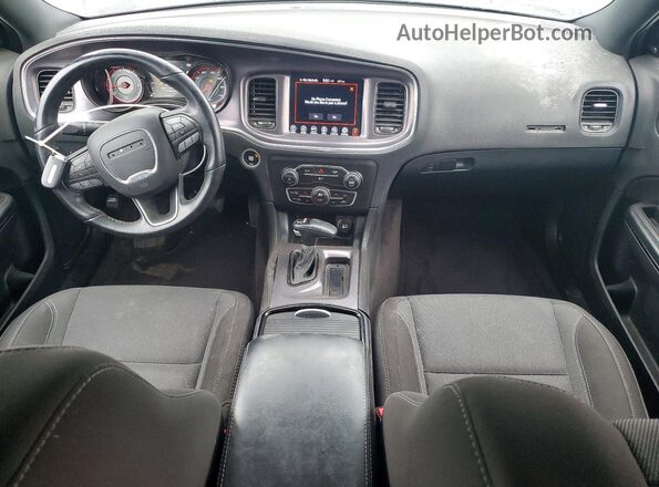 2C3CDXHG4HH620499 2017 DODGE CHARGER Синий Вид панели приборов