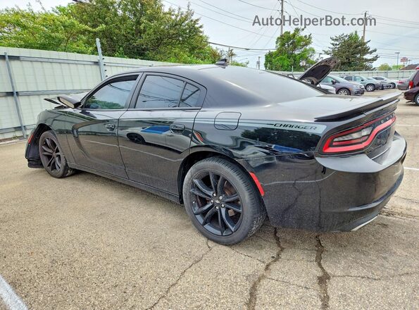 2C3CDXHG4HH634855 2017 DODGE CHARGER Black უკანა მარცხენა