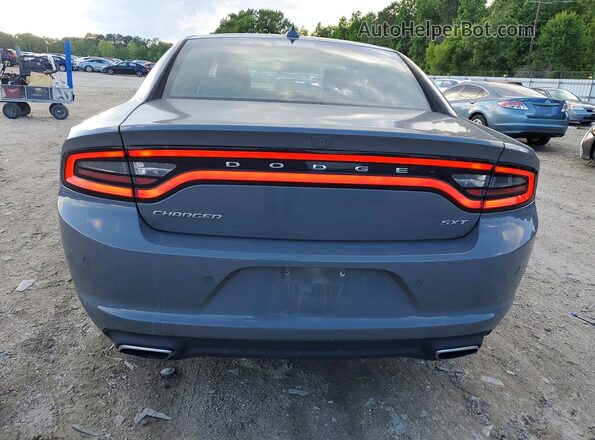 2C3CDXHG4JH119358 2018 DODGE CHARGER Gray უკანა ხედი