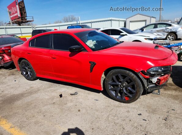 2C3CDXHG4KH726507 2019 DODGE CHARGER Red წინა მარჯვენა
