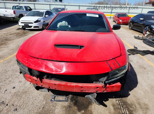 2C3CDXHG4KH726507 2019 DODGE CHARGER Red წინა ხედი