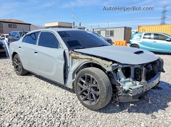 2C3CDXHG4MH659362 2021 DODGE CHARGER Серебряный Передняя правая четверть