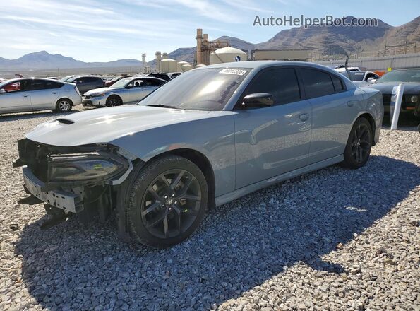 2C3CDXHG4MH659362 2021 DODGE CHARGER Серебряный Передняя левая четверть