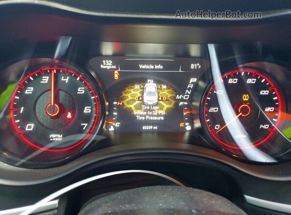 2C3CDXHG4MH659362 2021 DODGE CHARGER Серебряный Вид щитка приборов