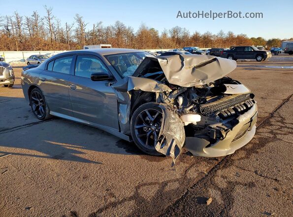 2C3CDXHG4PH591990 2023 DODGE CHARGER Серый Передняя правая четверть