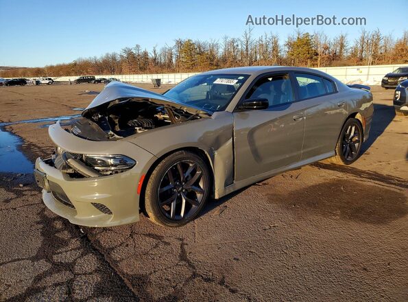 2C3CDXHG4PH591990 2023 DODGE CHARGER Серый Передняя левая четверть