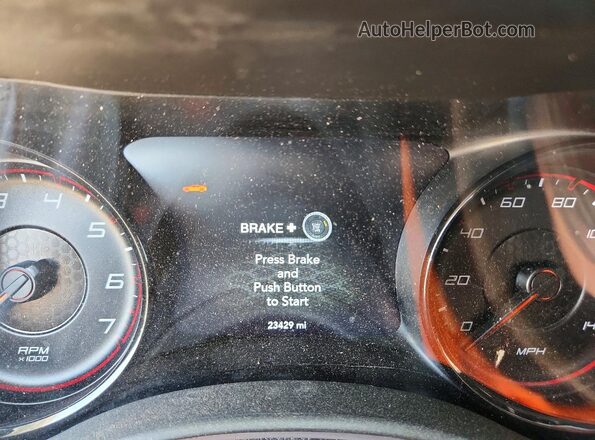 2C3CDXHG4PH645854 2023 DODGE CHARGER Серый Вид щитка приборов
