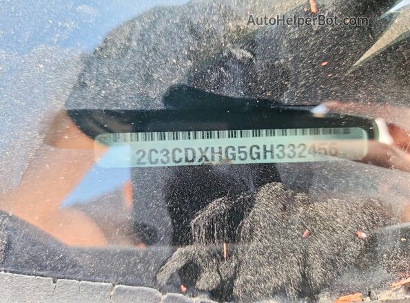 2C3CDXHG5GH332456 2016 DODGE CHARGER Белый Вид подкапотного пространства