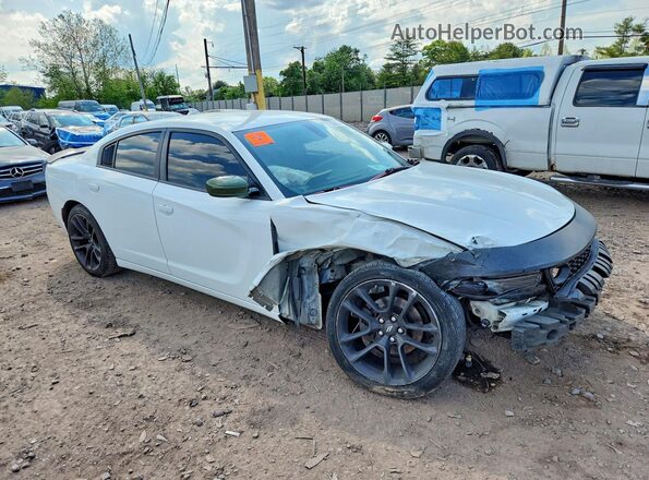 2C3CDXHG5GH332456 2016 DODGE CHARGER Белый Передняя правая четверть