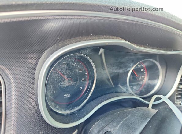 2C3CDXHG5GH332456 2016 DODGE CHARGER Белый Вид щитка приборов