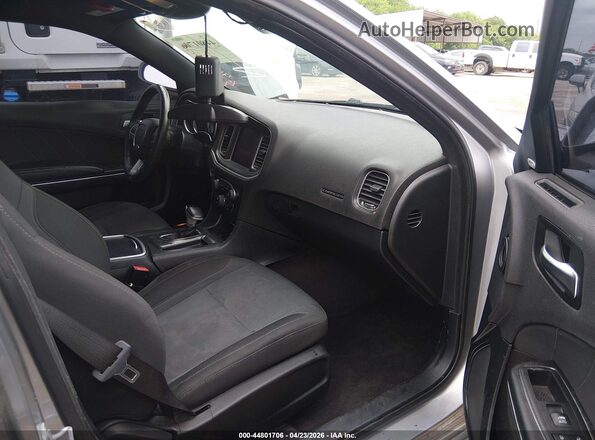 2C3CDXHG5HH559261 2017 DODGE CHARGER Gray Widok wnętrza z przodu