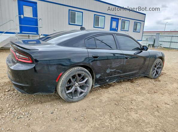 2C3CDXHG5HH652541 2017 DODGE CHARGER Черный Задняя правая четверть