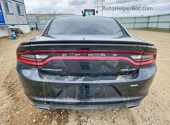 2C3CDXHG5HH652541 2017 DODGE CHARGER Черный Вид сзади