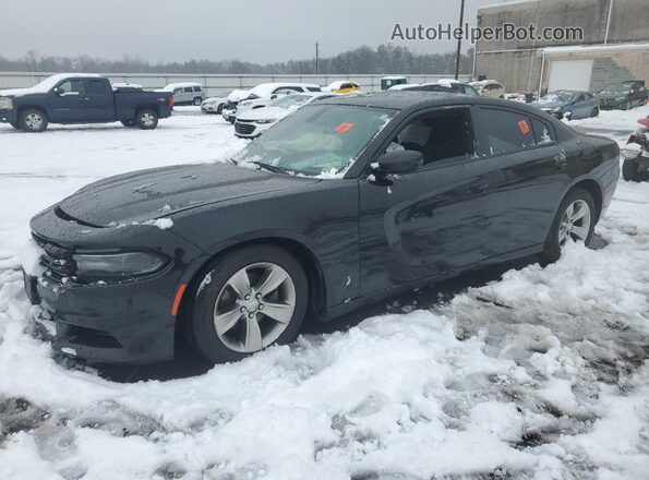 2C3CDXHG5JH143524 2018 DODGE CHARGER Черный Передняя левая четверть