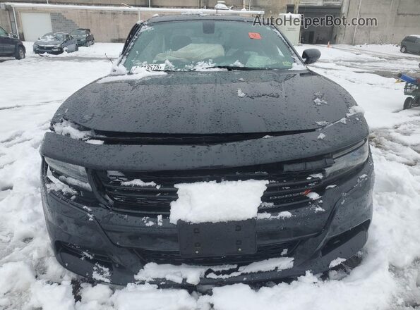 2C3CDXHG5JH143524 2018 DODGE CHARGER Черный Вид спереди