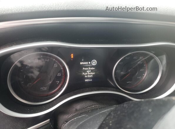 2C3CDXHG5JH143524 2018 DODGE CHARGER Черный Вид щитка приборов