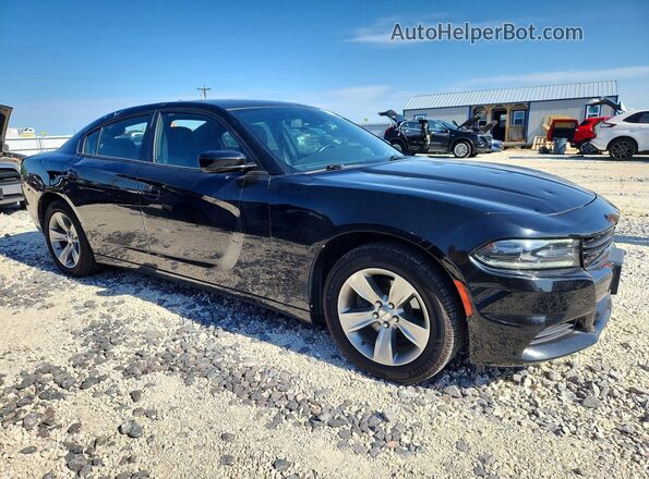 2C3CDXHG5JH328656 2018 DODGE CHARGER Черный Передняя правая четверть