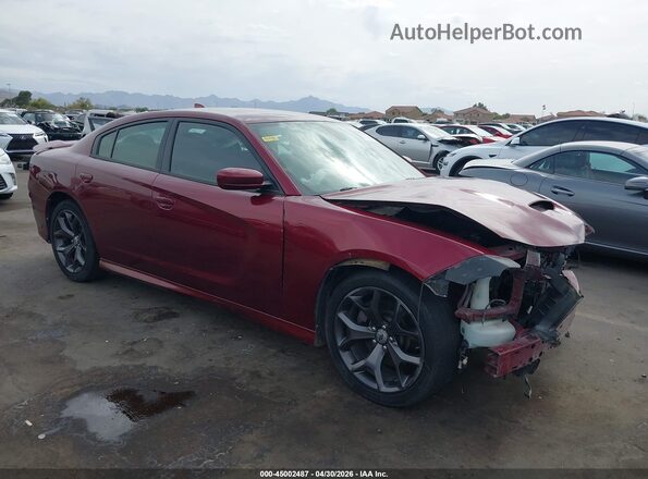 2C3CDXHG5KH561163 2019 DODGE CHARGER Red Передня права чверть