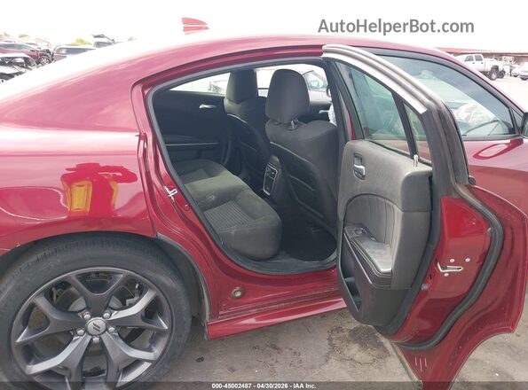2C3CDXHG5KH561163 2019 DODGE CHARGER Red Вид наклейки з VIN-кодом