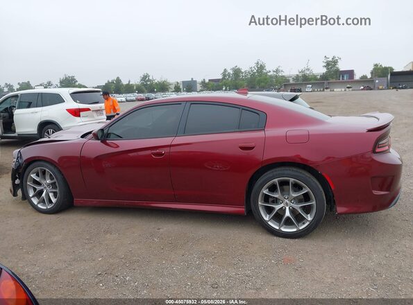 2C3CDXHG5KH737869 2019 DODGE CHARGER Бордовый 