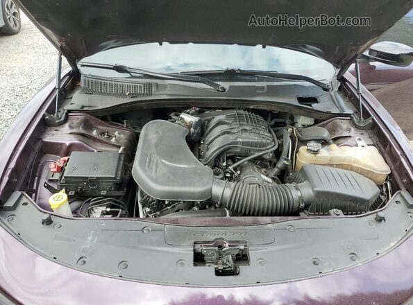 2C3CDXHG5LH186084 2020 DODGE CHARGER Фиолетовый Вид задней части салона