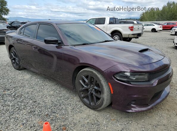 2C3CDXHG5LH186084 2020 DODGE CHARGER Фиолетовый Передняя правая четверть