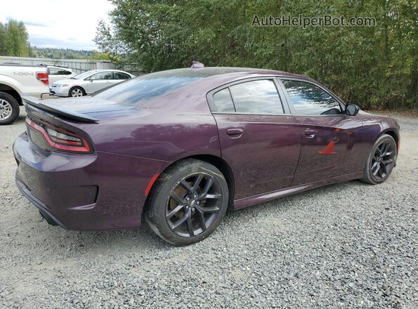 2C3CDXHG5LH186084 2020 DODGE CHARGER Фиолетовый Задняя правая четверть