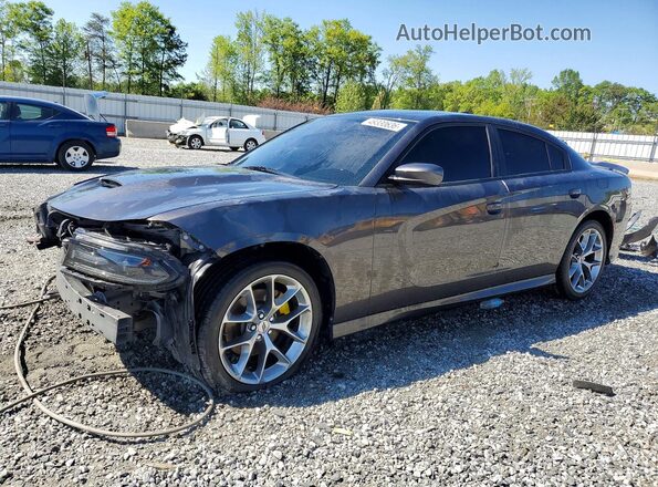 2C3CDXHG5MH527940 2021 DODGE CHARGER Black Przód lewy