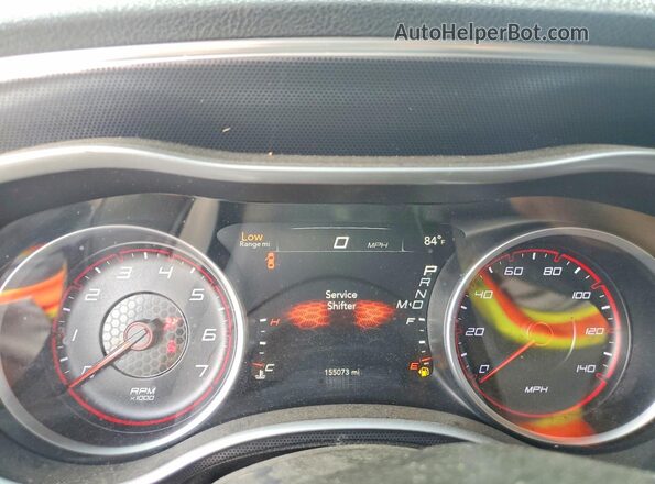 2C3CDXHG6GH185872 2016 DODGE CHARGER Silver Widok zestawu wskaźników