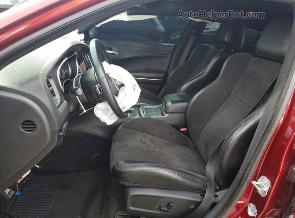 2C3CDXHG6JH206937 2018 DODGE CHARGER Red წინა სალონის ხედი