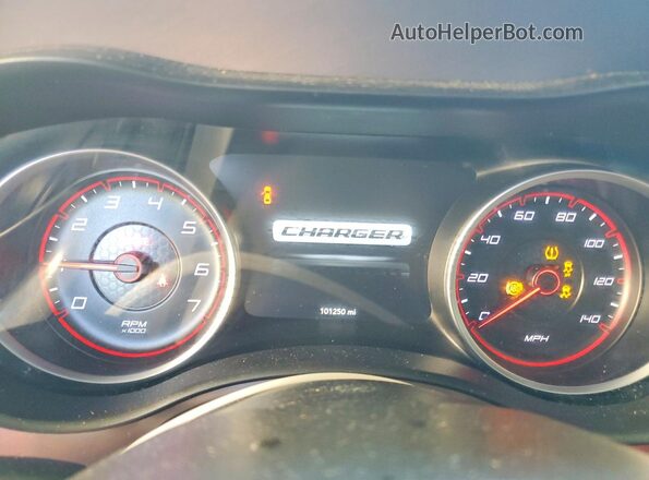 2C3CDXHG6KH578960 2019 DODGE CHARGER Серый Вид щитка приборов