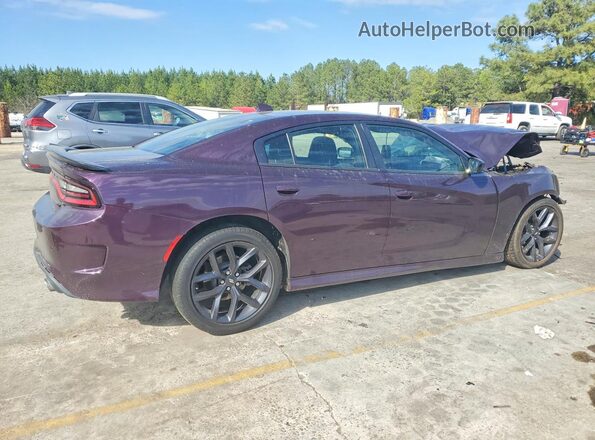2C3CDXHG6NH235957 2022 DODGE CHARGER Purple Trasero derecho