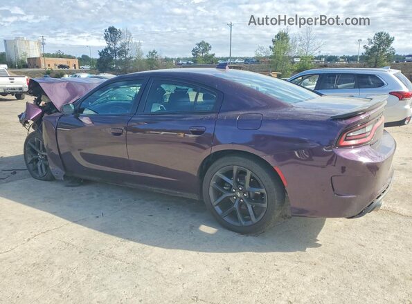 2C3CDXHG6NH235957 2022 DODGE CHARGER Purple Trasero izquierdo