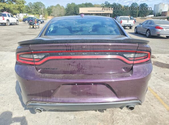 2C3CDXHG6NH235957 2022 DODGE CHARGER Purple Vista trasera