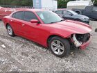 2016 Dodge Charger Sxt Red vin: 2C3CDXHG7GH276407