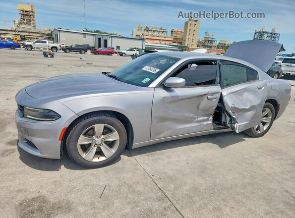2C3CDXHG7GH286015 2016 DODGE CHARGER Gray წინა მარცხენა ხედი სამი მეოთხედიდან